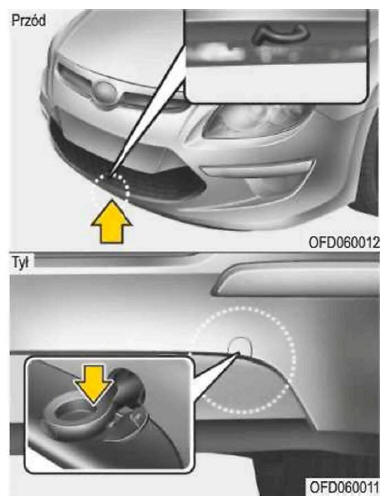 Hyundai I30: Holowanie Awaryjne - Holowanie - Postępowanie W Przypadku Awarii