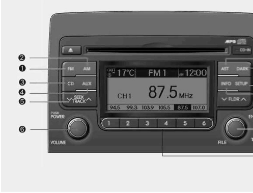 Obsluga radioodtwarzacza (PA710) (OPCJA)
