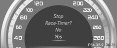 Zatrzymanie RACETIMER-a