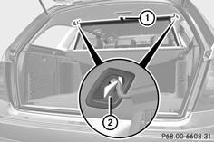 Siatka zabezpieczająca bez powiększania bagażnika 